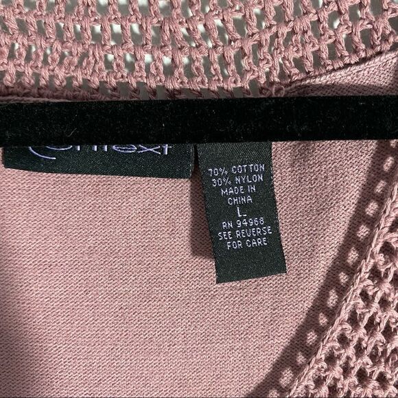 Context Women’s Sleeveless Scoop Neck Crochet Detail Mini Dress - Picture 2 of 5